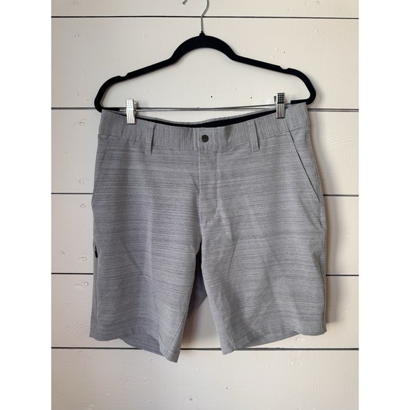 BYLT Basics Other - BYLT Mens Kinetic Shorts L Gray Chino Stretch Golf Performance Active